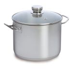 Baccarat Gourmet Stainless Steel 24cm 7.6L Stockpot with Glass Lid