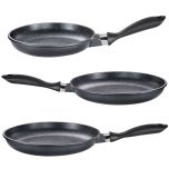 Baccarat STONE Tri Pack Frypan 20cm, 24cm & 28cm