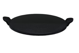 Baccarat Gourmet Black Pizza Stone With Handles 46cm