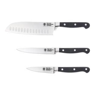 Baccarat Wolfgang Starke 3 Piece Stainless Steel Kitchen Knife Starter Set