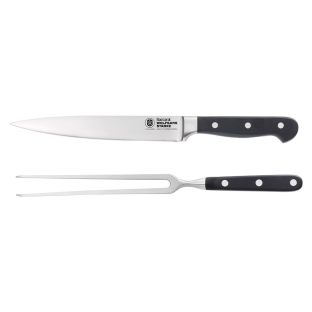 Baccarat Wolfgang Starke 2 Piece Stainless Steel Carving Set