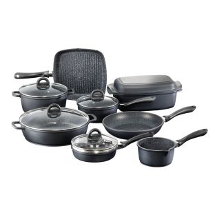 Baccarat Stone Cookware 10 Piece Set with Egg Poacher