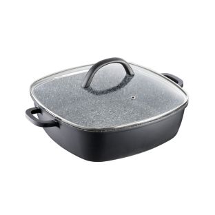 Baccarat STONEX2 Non Stick Square Casserole with Lid 28cm