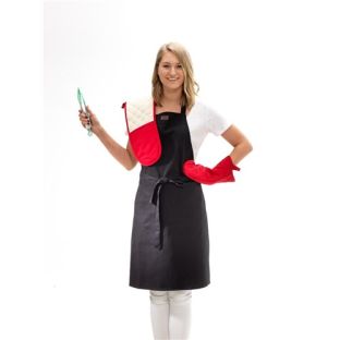 Baccarat Kitchen Full Body Cotton Apron Black