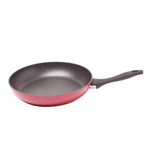 Baccarat Flame Non-Stick Frypan 30cm Black & Red