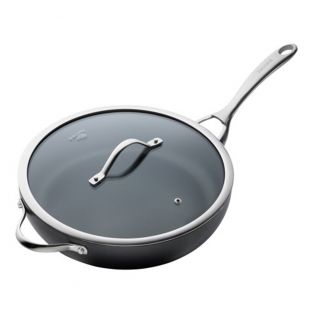 Baccarat iD3 Hard Anodised Saute Pan with Lid 30cm