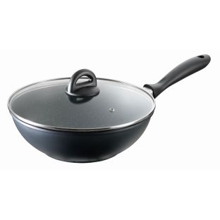 Baccarat STONE Wok With Lid 28cm