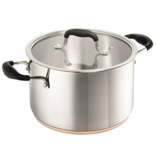 Baccarat Copper Bond Stockpot with Lid 24cm