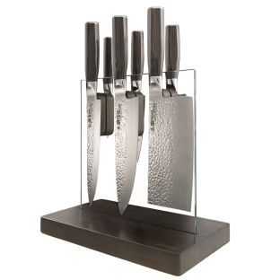 Baccarat Damashiro Emperor Hikari 7 Piece Knife Block