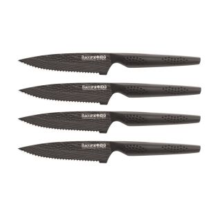 Baccarat iD3 Black Samurai 4 Piece Steak Knife Set