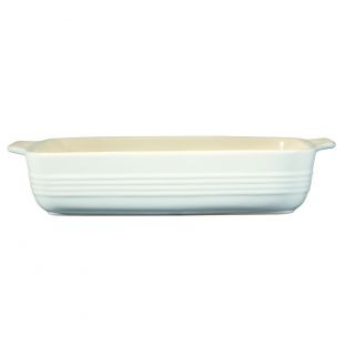 Baccarat Le Connoisseur Stoneware Lasagne Baking Dish 38cm White