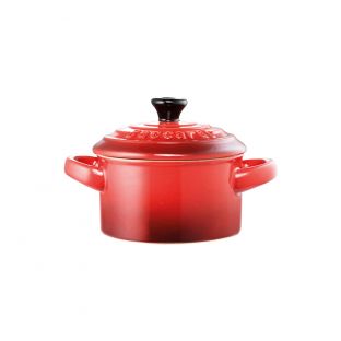 Baccarat Le Connoisseur Stoneware Mini Casserole with Lid 160ml Red