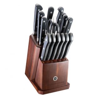 Baccarat Wolfgang Starke Ernst 17 Piece Knife Block