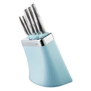 Baccarat iD3 Kobe 7 Piece Knife Block Set Blue