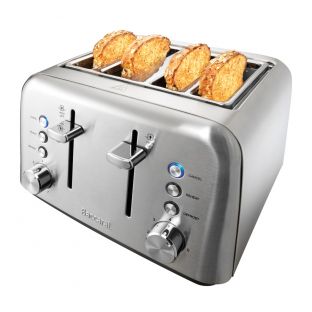 Baccarat The Toasty Slice 4 Slice Toaster Stainless Steel